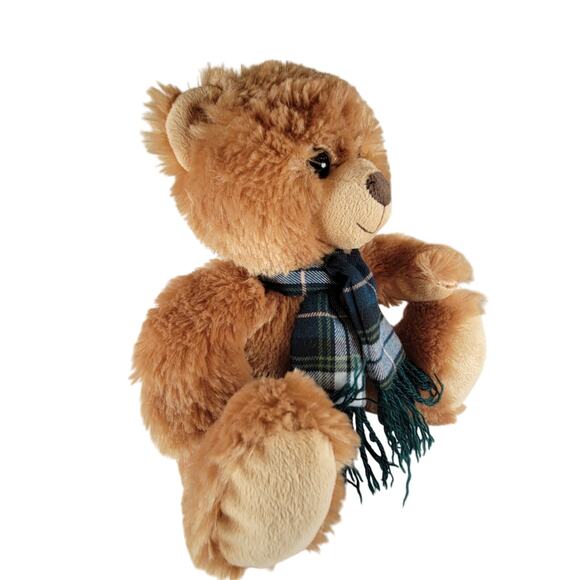 Bon Ton Teddy Bear Plush Stuffed Animal 12" Brown Scarf 2014 Plushie Stuffie - Picture 12 of 12